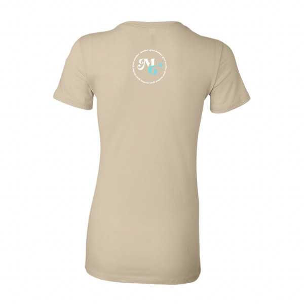 Nude MG Logo Tee