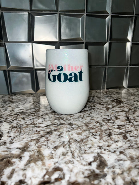 Mother Goat Wine Tumbler